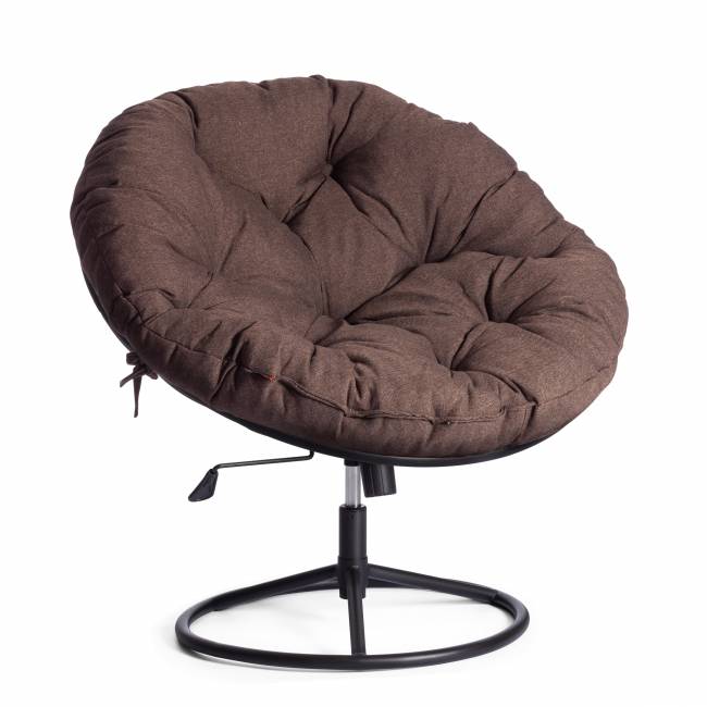 Кресло CLOUDE HOME рогожка/металл, 97х98х90-96см, коричневый, 3М7-147 коричневый рогожка/металл Кресло CLOUDE HOME рогожка/металл, 97х98х90-96см, коричневый, 3М7-147 коричневый рогожка/металл