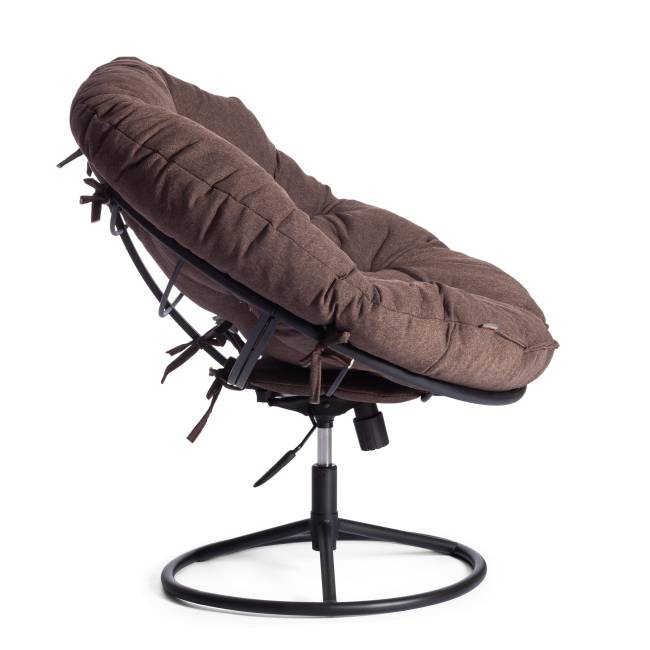 Кресло CLOUDE HOME рогожка/металл, 97х98х90-96см, коричневый, 3М7-147 коричневый рогожка/металл Кресло CLOUDE HOME рогожка/металл, 97х98х90-96см, коричневый, 3М7-147 коричневый рогожка/металл