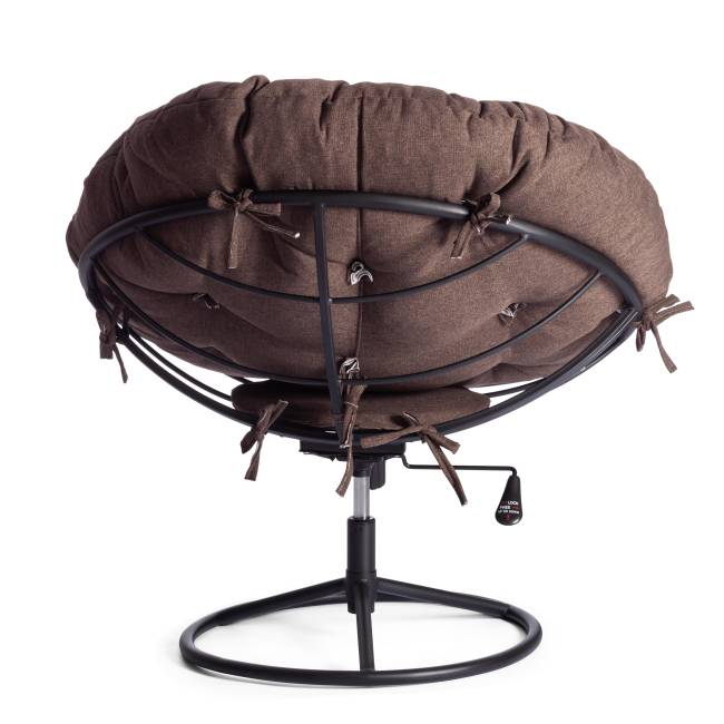 Кресло CLOUDE HOME рогожка/металл, 97х98х90-96см, коричневый, 3М7-147 коричневый рогожка/металл Кресло CLOUDE HOME рогожка/металл, 97х98х90-96см, коричневый, 3М7-147 коричневый рогожка/металл