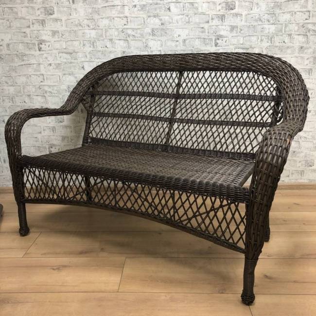 Обеденная группа GIZA XL (Гиза) коричневая из искусственного ротанга