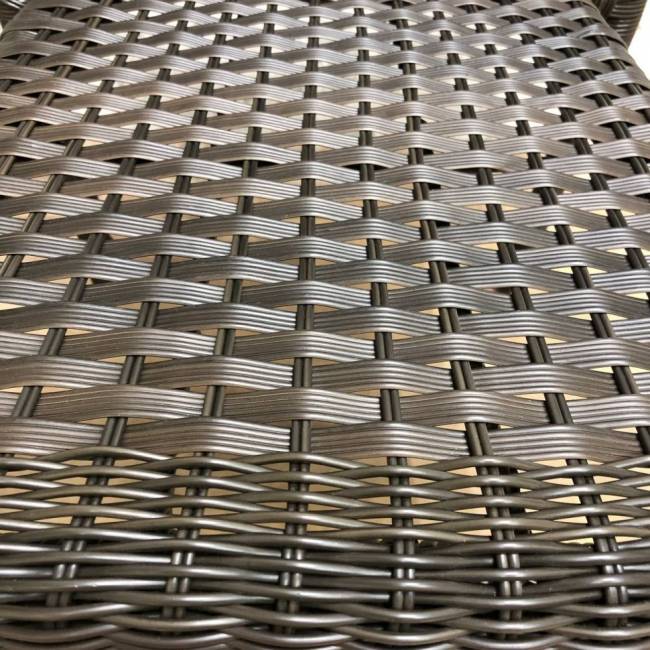 Обеденная группа GIZA XL (Гиза) коричневая из искусственного ротанга