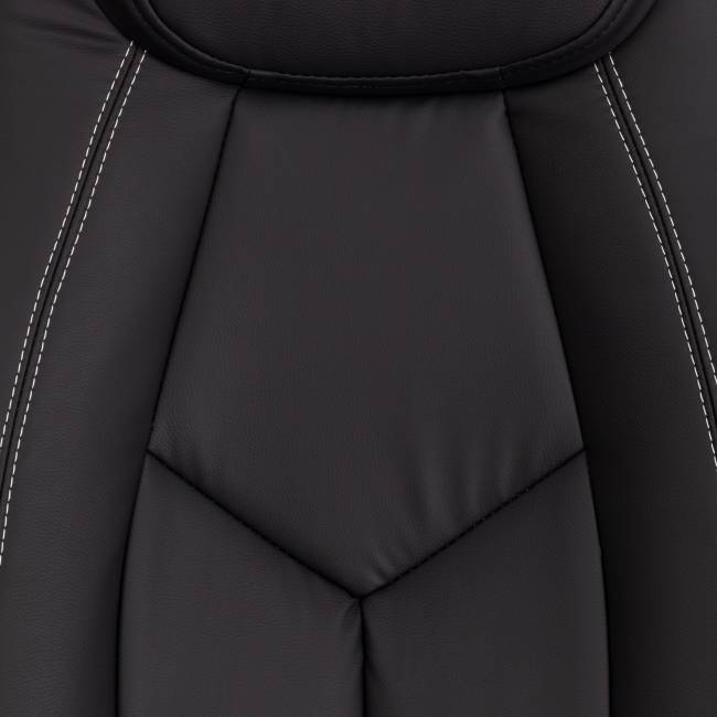 Кресло BOSS Lux кож/зам, черный, 36-6 черный кож/зам