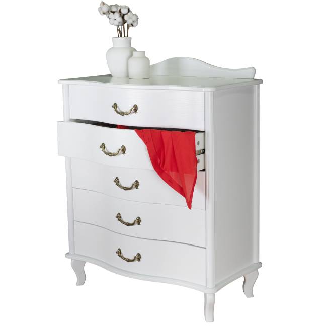 Комод Джульетта молочный дуб Л