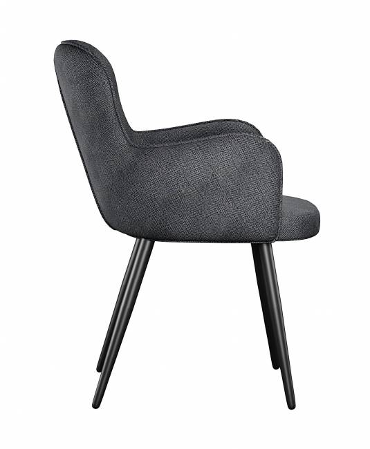 Стул DikLine 503 поворотный SB5 серый, ножки черные Стул DikLine 503 поворотный SB5 серый, ножки черные