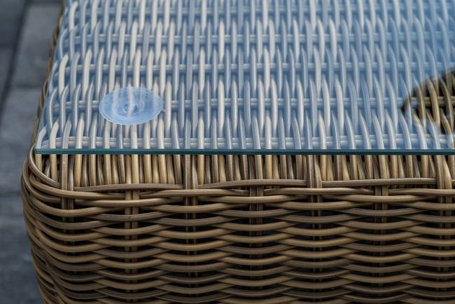 "Боно" лаунж-зона из искусственного ротанга, цвет соломенный "Боно" лаунж-зона из искусственного ротанга, цвет соломенный