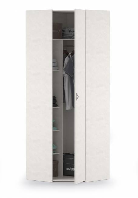 Угловой шкаф для одежды Амели Моби 13.131 цвет шёлковый камень Угловой шкаф для одежды Амели Моби 13.131 цвет шёлковый камень