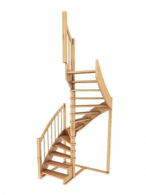 Деревянная лестница К-005м/2