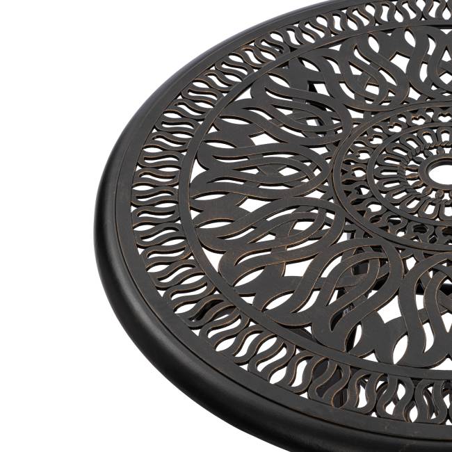 Комплект Secret de Maison Quartet/Квартет (стол+4 стула) алюминиевый сплав, бронзовый (Комплект из 4 шт.) бронза/bronze алюминиевый сплав Комплект Secret de Maison Quartet/Квартет (стол+4 стула) алюминиевый сплав, бронзовый (Комплект из 4 шт.) бронза/bronze алюминиевый сплав