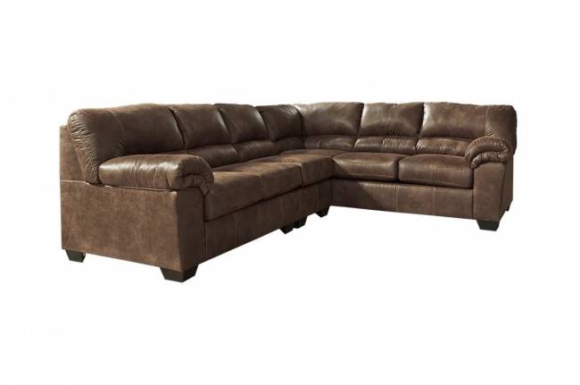 Диван Bladen 12003 угловой модульный (1200055+1200067), 230х23090х94 см, коричневый