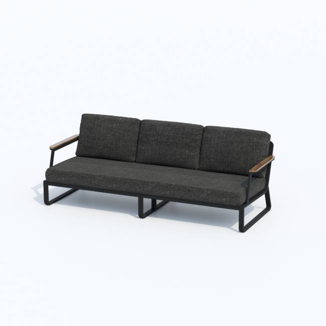 Лаунж зона ESTIVO с трехместным диваном - маренго