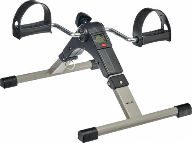 Мини велотренажер, складной черный Мини велотренажер, складной черный