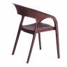 Кресло TINTO (mod. PC59) / 1 шт. в упаковке пластик,  60 х 63 х 83 см, Brown (коричневый) 14
