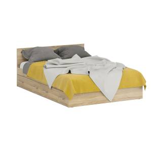 Кровать с ящиками Стандарт 1400 цвет дуб сонома