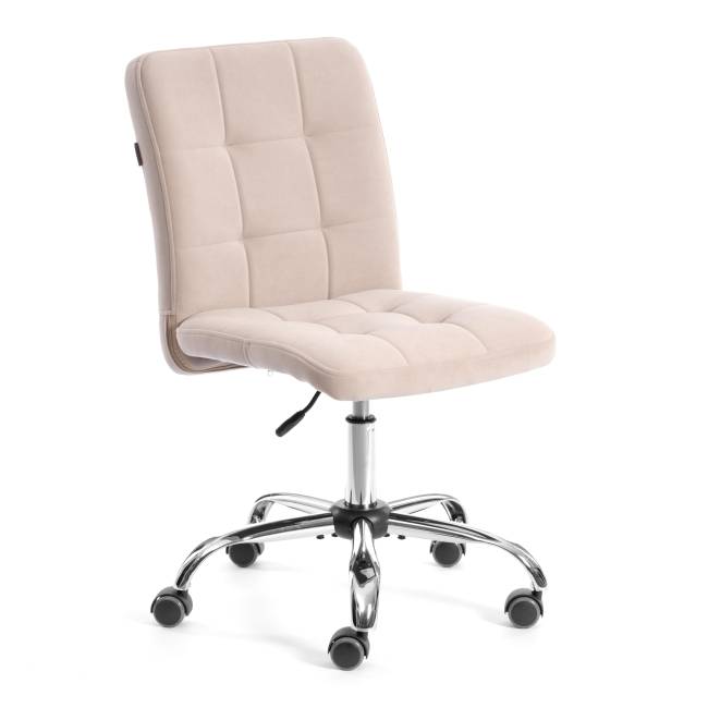 Комплект кресло + стул Medeo LT, флок , бежевый/черный, 7, 45х56х89 см бежевый/черный флок