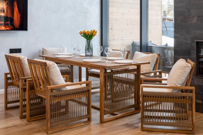 Обеденный комплект GRAND MICHELLE бежевый