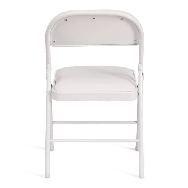 Стул складной FOLDER (mod. 3022G) / 1 шт. в упаковке каркас: металл, сиденье/спинка: экокожа, 46.5 х 47.5 х 79 см, white (белый) / white (белый) белый каркас: металл, сиденье/спинка: экокожа
