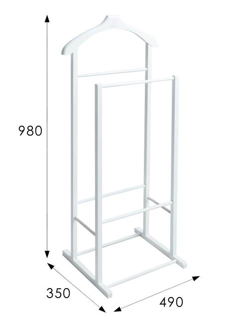 Вешалка костюмная В 27Н белый Вешалка костюмная В 27Н белый