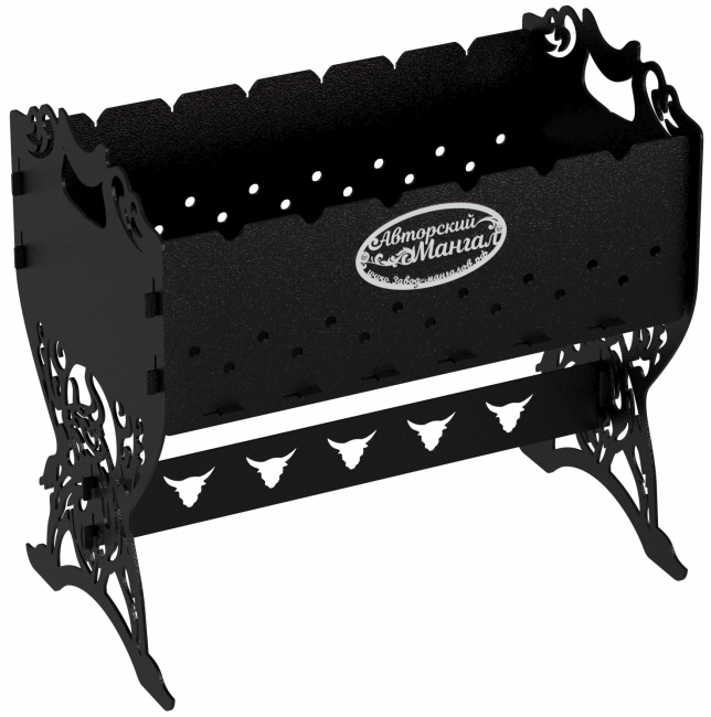 Мангал разборный "Золотой бык", сталь AISI304, 3мм Мангал разборный "Золотой бык", сталь AISI304, 3мм