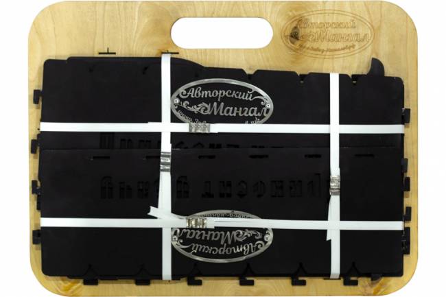 Мангал разборный "Золотой бык", сталь AISI304, 3мм Мангал разборный "Золотой бык", сталь AISI304, 3мм