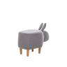 Пуф Leset Зайчик V32 серый Бук Пуф Leset Зайчик V32 серый Бук