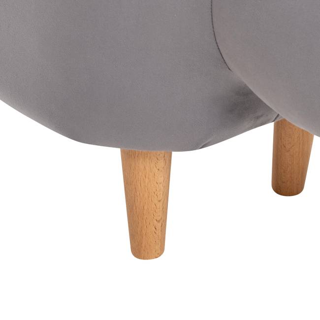 Пуф Leset Зайчик V32 серый Бук Пуф Leset Зайчик V32 серый Бук