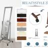 Зеркало напольное BeautyStyle 27 серый 135 см х 42,5 см Зеркало напольное BeautyStyle 27 серый 135 см х 42,5 см