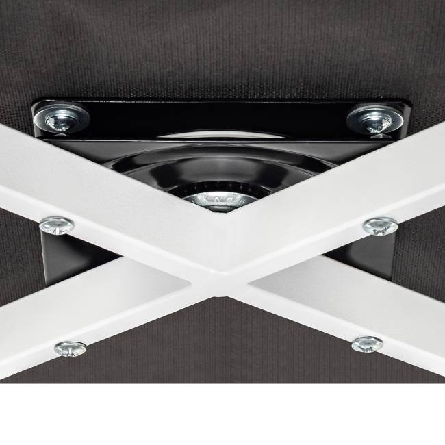 Стул Leset Арман 360 (поворотный механизм) Графит Белый Стул Leset Арман 360 (поворотный механизм) Графит Белый