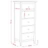 Leset Комод "Мира-5" (Комод 05) Чёрный Leset Комод "Мира-5" (Комод 05) Чёрный