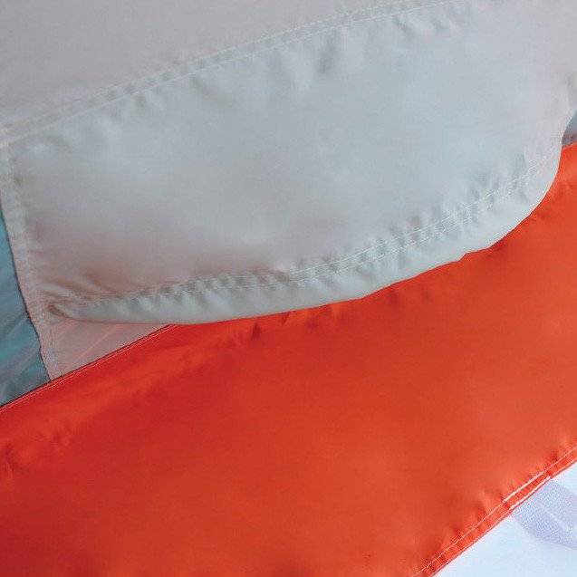 Палатка для зимней рыбалки Митек Нельма Куб-4 Люкс Профи (двухслойная, серебрянка)