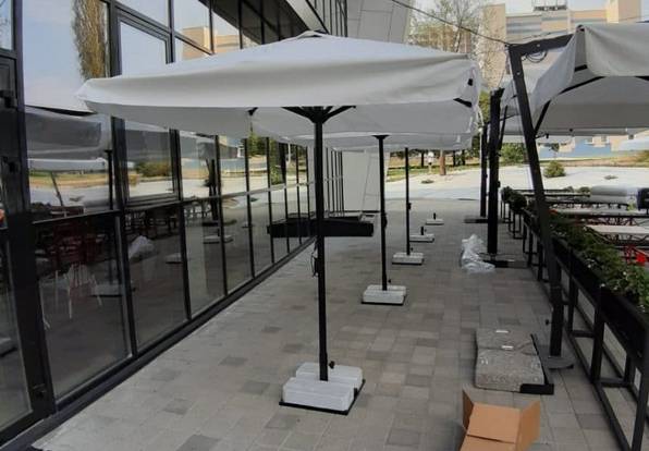 Зонт профессиональный 2х2 м Avocado Clips 2000х2000 мм