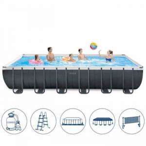 Каркасный бассейн Ultra XTR Frame 732х366х132см, 31805л, комб.фил.-нас. 6000л\ч, лестн, тент, подст. Каркасный бассейн Ultra XTR Frame 732х366х132см, 31805л, комб.фил.-нас. 6000л\ч, лестн, тент, подст.