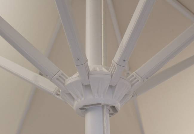 Зонт профессиональный 3.5х3.5 м Avocado серебристый, серый 3500х3500 мм