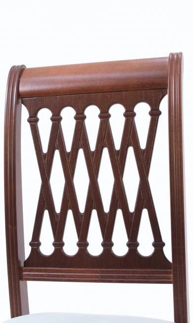 Обеденная группа Вивальди 120 со стульями Рич/ ромб коричневый, Орех Обеденная группа Вивальди 120 со стульями Рич/ ромб коричневый, Орех