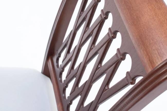 Обеденная группа Вивальди 120 со стульями Рич/ ромб коричневый, Орех Обеденная группа Вивальди 120 со стульями Рич/ ромб коричневый, Орех