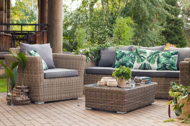 "Капучино" лаунж-зона из искусственного ротанга, цвет соломенный "Капучино" лаунж-зона из искусственного ротанга, цвет соломенный