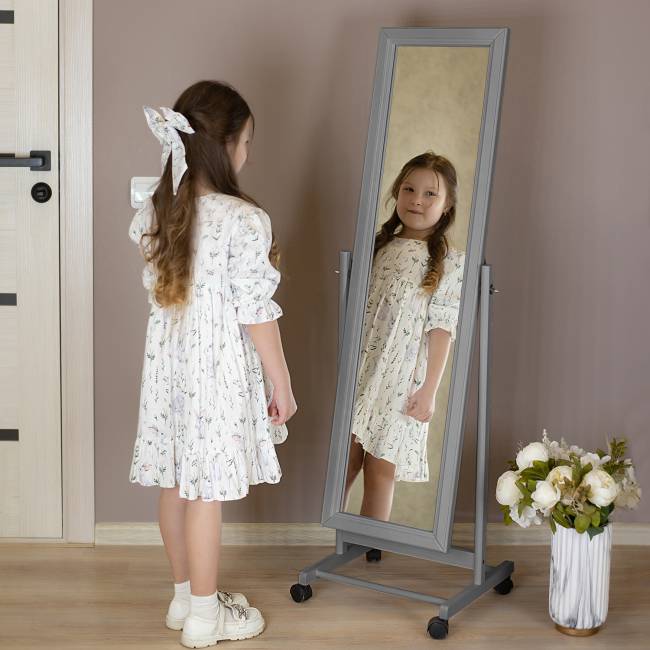 Зеркало напольное В 27Н серый 137 см х 42,5 см Зеркало напольное В 27Н серый 137 см х 42,5 см