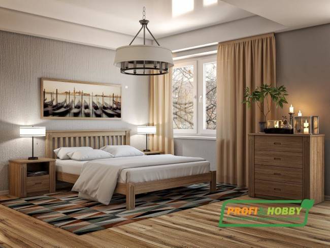 Кровать Rino 1800 х 2000 ясень, белёный