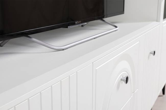 Стенка для гостиной Валенсия № 62 цвет белый шагрень Стенка для гостиной Валенсия № 62 цвет белый шагрень