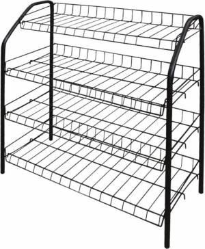 Этажерка для обуви ЭТ1 арт. ЭТ1/Ч 4 полки, черный