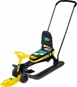 Снегокат "Тимка спорт 6" Winter Sport (черный каркас)