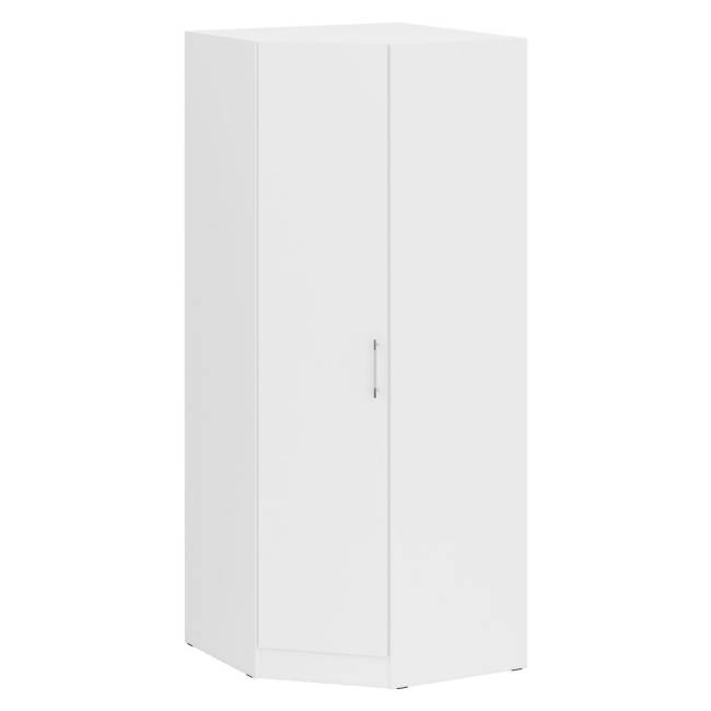 Кровать белая двуспальная 1400 с угловым шкафом Стандарт цвет белый