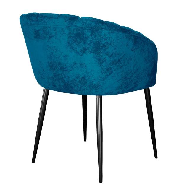 Стул DikLine 442 поворотный, M19 бирюза, ножки черные Стул DikLine 442 поворотный, M19 бирюза, ножки черные