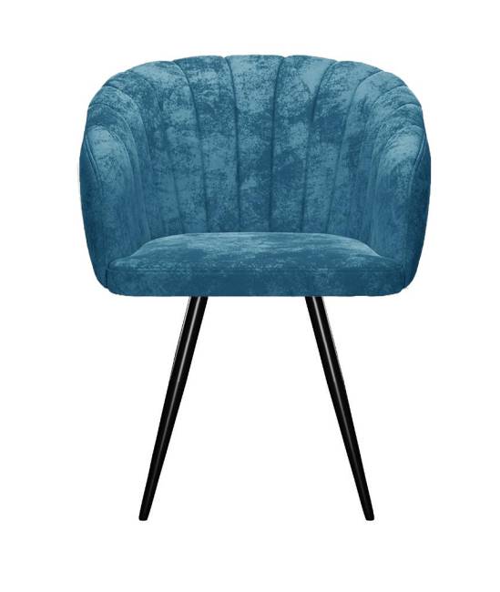 Стул DikLine 442 поворотный, M19 бирюза, ножки черные Стул DikLine 442 поворотный, M19 бирюза, ножки черные