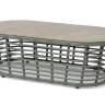 "Валенсия" журнальный столик из искусственного ротанга, цвет серый