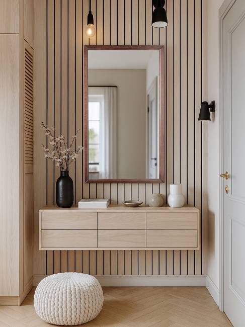 Зеркало настенное Артемида средне-коричневый 77 см х 46, 5 см