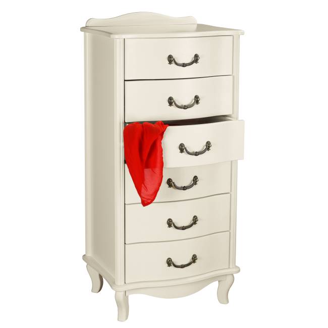 Комод Джульетта узкий 6 ящ., дуб шампань Л