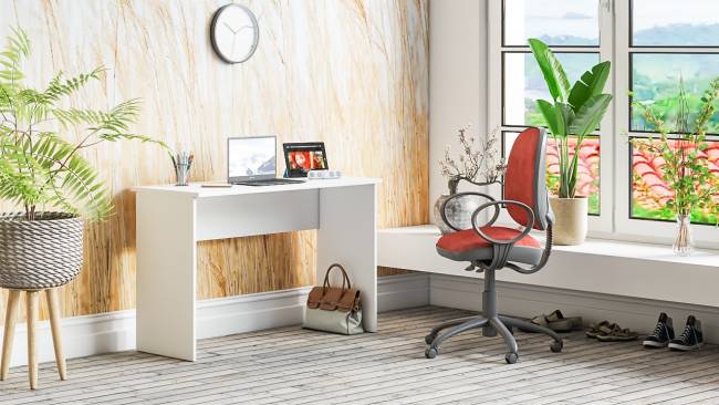 Стол письменный Мори МСП1200.1 цвет белый Стол письменный Мори МСП1200.1 цвет белый