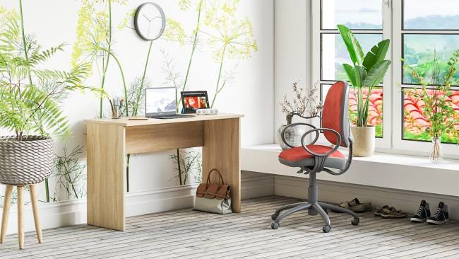 Стол письменный Мори МСП1200.1 цвет дуб сонома Стол письменный Мори МСП1200.1 цвет дуб сонома