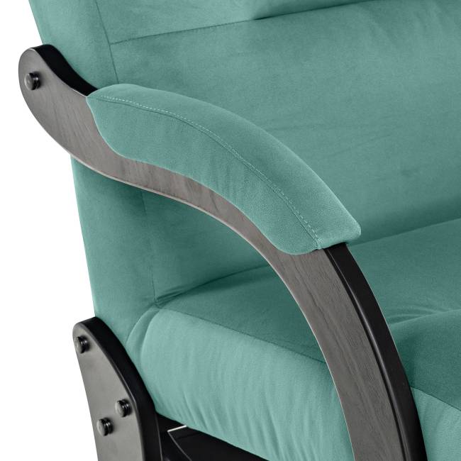 Кресло-маятник Leset Дэми Венге V43 зелёный