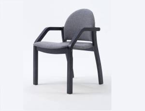 Стул-кресло Джуно 2.0 чёрный/графит